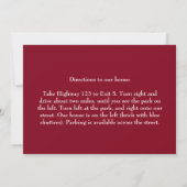 Invitation Cerise Crumble Cobbler Dessert Crème de glace Piqu (Dos)