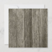 Invitation Cerise rose Rustique Grange Mariage de chalk de bo (Dos)