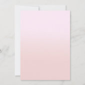 Invitation Cerise sur le dessus Coquette Bow Cerise Baby show (Dos)