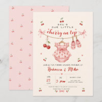 Cerise sur le dessus Coquette Ruban Rose Fille Bab