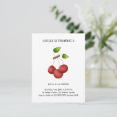 Invitation Cerises de pays (Debout devant)