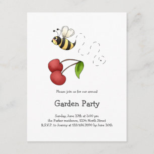 Invitation Cerises de pays ・ Abeilles et cerises