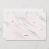 Invitation Cerisier Fleur Cadre Religieux (Dos)