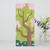 Invitation Cerisier Fleur - Style Mignon Funky (Debout devant)