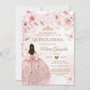 Invitation Cerisier Sakura Quinceañera Douce 16 Fleur de ceri