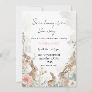 Invitation Certain Lapin est en route