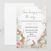 Invitation Certain Lapin est en route (Devant / Derrière)