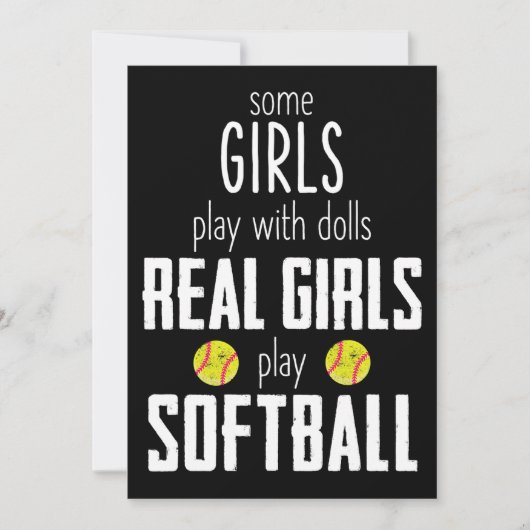 Invitation Certaines Filles Jouent Avec Des Poupées De Vérita (Devant)