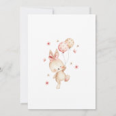 Invitation Certains Bunny est une invitation, Bunny une fête, (Dos)