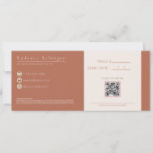 Invitation Certificat Cadeau de Maquilleur Professionnel Mode (Dos)