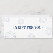 Invitation Certificat cadeau de parc d'attractions (Dos)