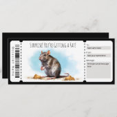 Invitation Certificat cadeau de prix modifiable (Devant / Derrière)