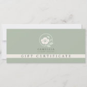 Invitation Certificat Cadeau de Spa de Tête Professionnel Mod (Devant)
