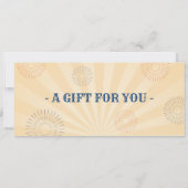 Invitation Certificat cadeau du parc du Carnaval (Dos)