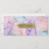 Invitation Certificat cadeau Ethereal Pastel Watercolor (Devant)