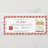 Invitation Certificat Cadeau Noël pour la préparation esthéti (Devant)