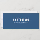 Invitation Certificat cadeau surprise Paddleboard pour femme (Dos)