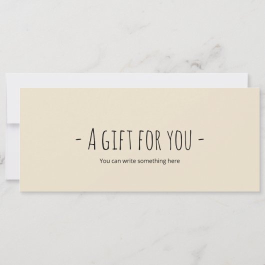 Invitation Certificat cadeau ZOO pour la mise en page modifia (Dos)