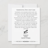 Invitation Certificat d'authenticité Artistes Détaillants d'a (Dos)