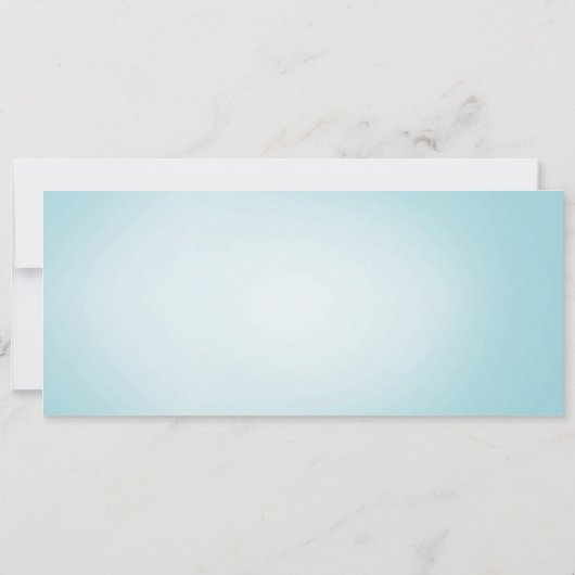 Invitation Certificat de coupon bleu de massage de jour perso (Dos)