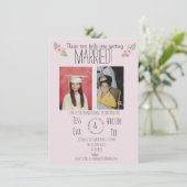 Invitation Ces deux enfants se marient ! (Debout devant)