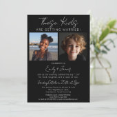 Invitation Ces Enfants Se Marient Dîner De Répétition (Debout devant)