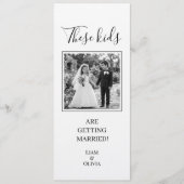 Invitation Ces Enfants Se Marient, Mariage (Devant)