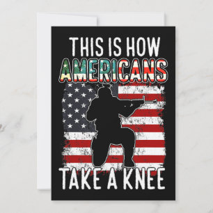Invitation C'Est Ainsi Que Les Américains Prennent Le Genou D