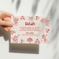C'est Amore ! Détails italiens rouges