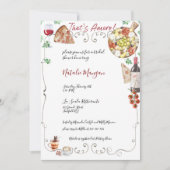 Invitation C'est Amore Fête des mariées 1 (Devant)