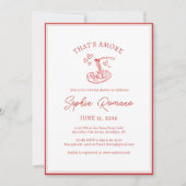 Invitation C'est Amore Fête des mariées main italienne tiré r (Devant)