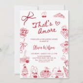 Invitation C'est Amore Fête des mariées - Table des banquets  (Devant)