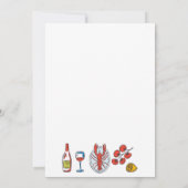 Invitation C'est Amore Italien Fête des mariées de fruits de (Dos)