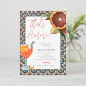 Invitation C'est Amore Juicy Orange Spritz Fête des mariées (Debout devant)