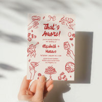 C'est Amore ! Mariage italien rouge