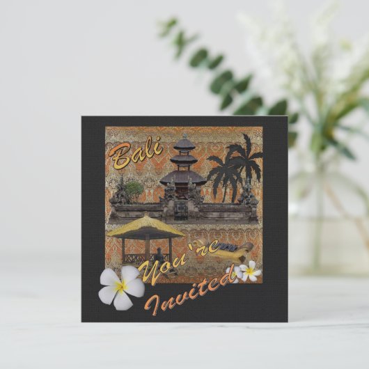 Invitation C'est Bali (Debout devant)