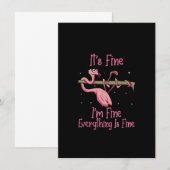 Invitation C'est Bien Je Suis Fin Tout Va Bien Tshirt (Devant / Derrière)