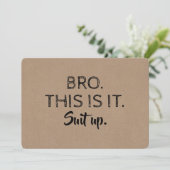 Invitation C'est ça - Groomsman amusant ou proposition Best M (Debout devant)