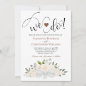 Invitation C'Est Ce Que Nous Faisons ! Rose de Pêche au Champ (Devant)