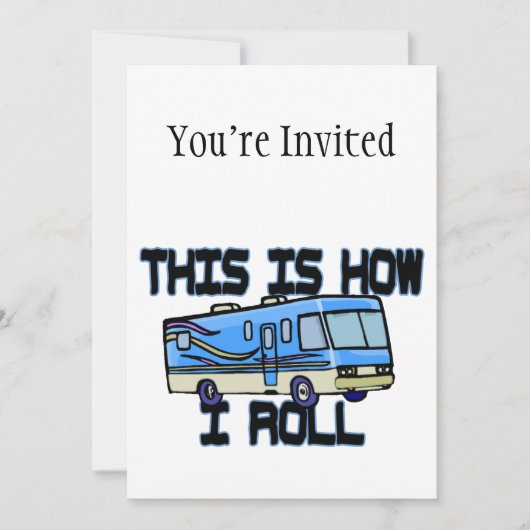 Invitation C'Est Comme Ça Que J'Avance RV (Devant)