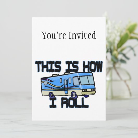 Invitation C'Est Comme Ça Que J'Avance RV (Debout devant)