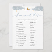 Invitation C'Est Doux C'Est Candy Bar Twinkle Star Baby Jeu (Devant)