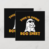 Invitation C'est du papier de boo (Devant / Derrière)