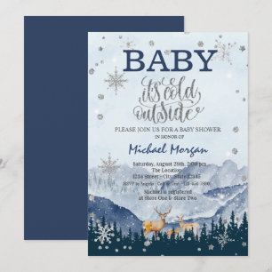 Invitation C'est froid à l'extérieur Réveillon de Noël Montag