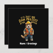 Invitation C'est juste un projet de barrage après un autre am (Devant / Derrière)