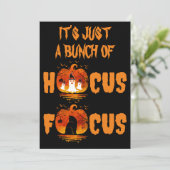 Invitation C'est juste un tas de Hocus Pocus Pumpkin Hallowee (Debout devant)