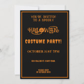 Invitation C'est juste un tas de Hocus Pocus Pumpkin Hallowee (Dos)
