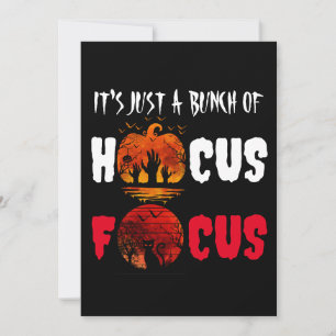 Invitation C'est juste un tas de tours de magie pour Hallowee