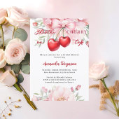 Invitation C'est la cerise sur la Fête des mariées des flancs