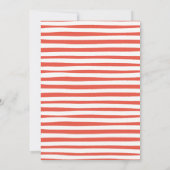 Invitation C'est la cerise sur le Baby shower Red Girl Top (Dos)